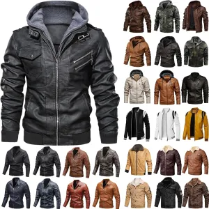 mens bomber jackets brown leather jacket men leather trench coat mens motorcycle jackets leather jacket with fur big and tall clothes for men