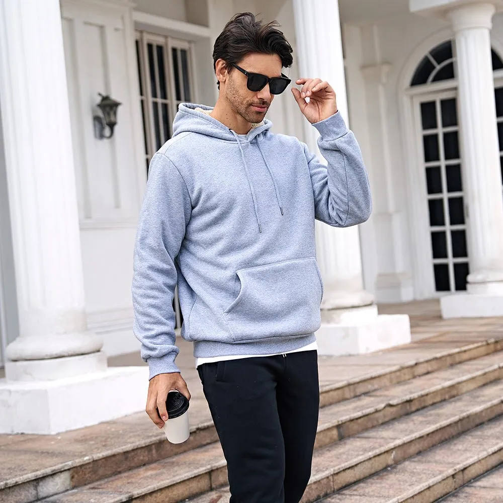 Men's Hoodie Sweater Fleece Pullover Hoodies Sweatshirt