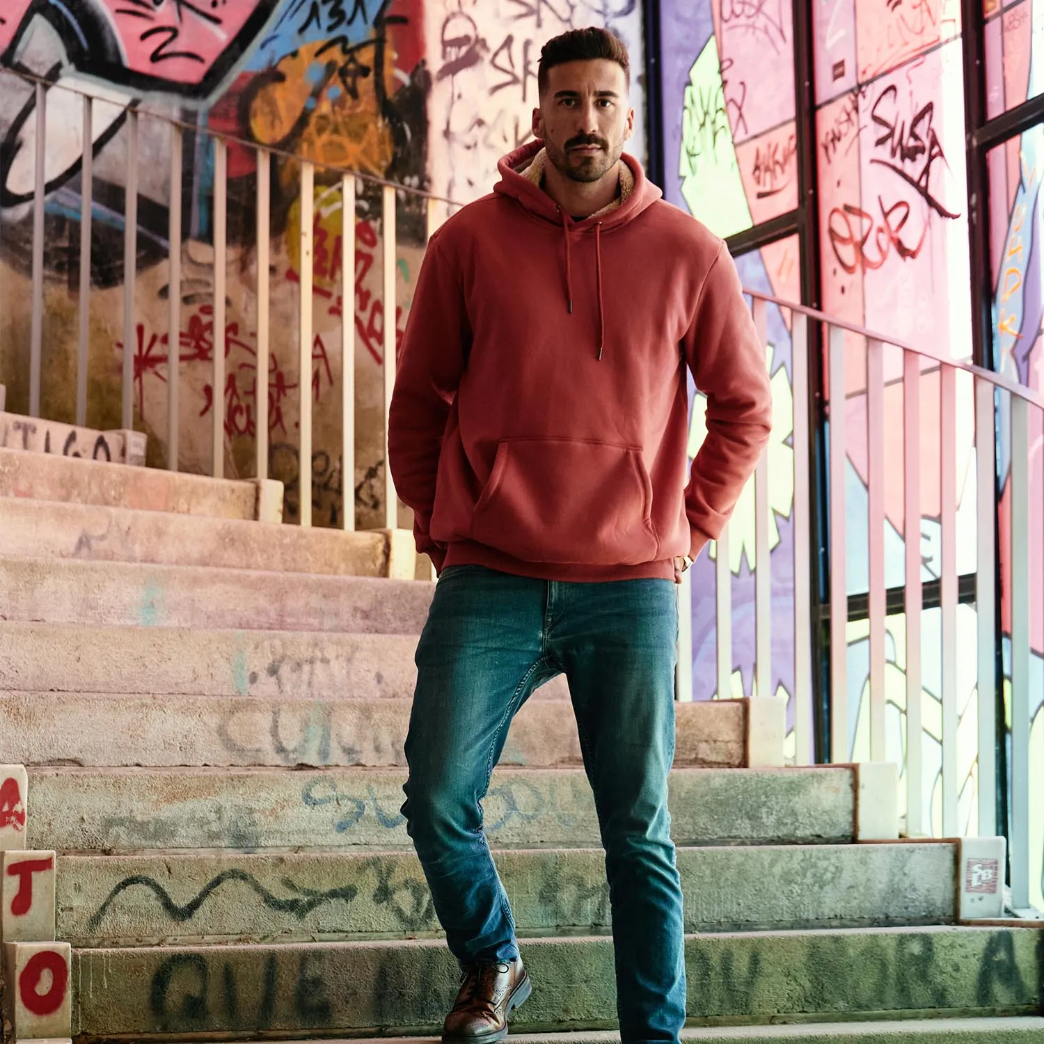 Men's Hoodie Sweater Fleece Pullover Hoodies Sweatshirt