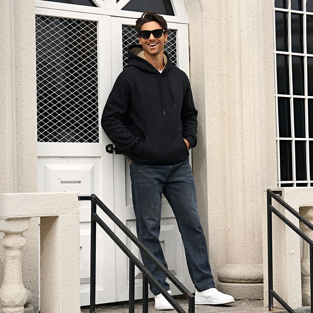 Men's Hoodie Sweater Fleece Pullover Hoodies Sweatshirt