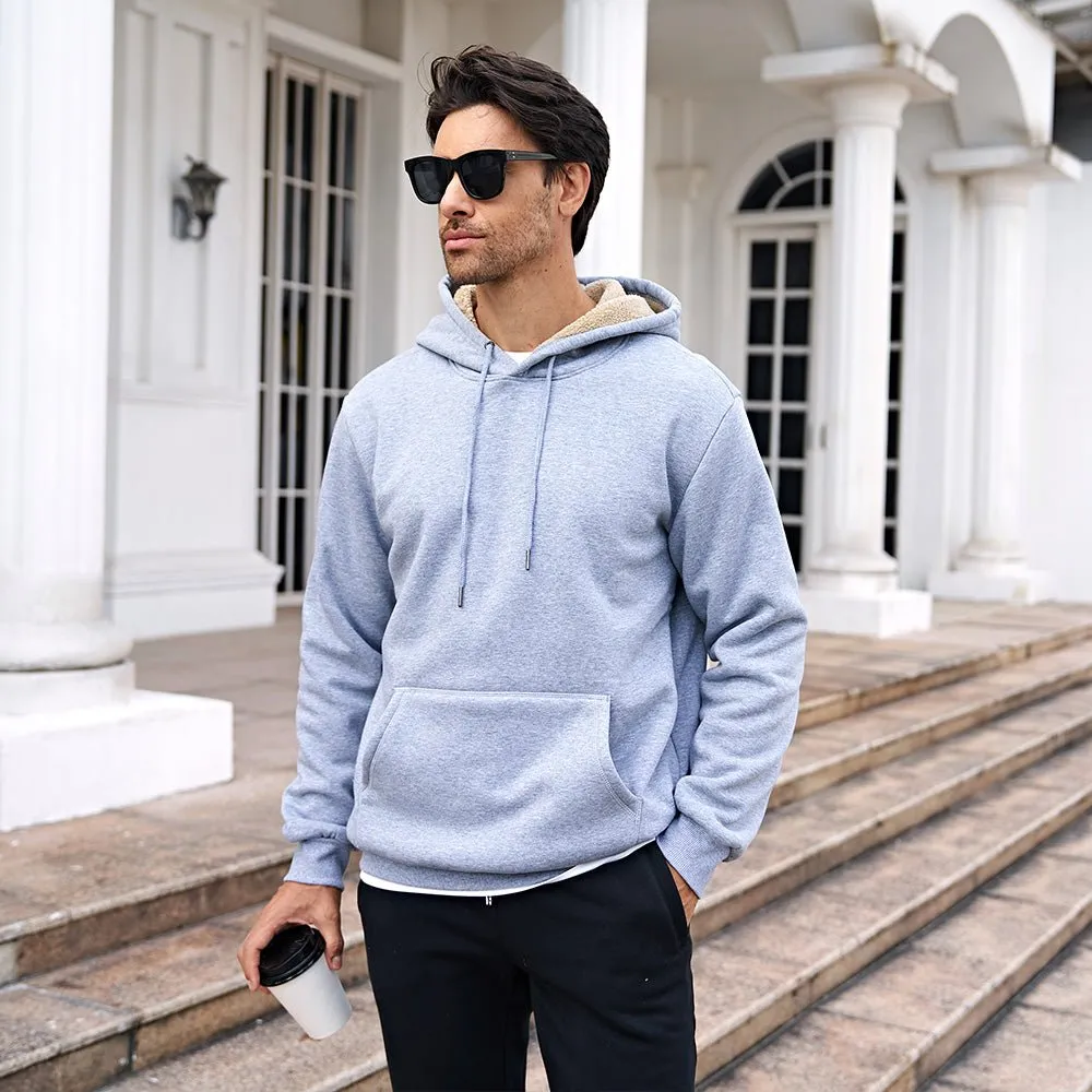 Men's Hoodie Sweater Fleece Pullover Hoodies Sweatshirt