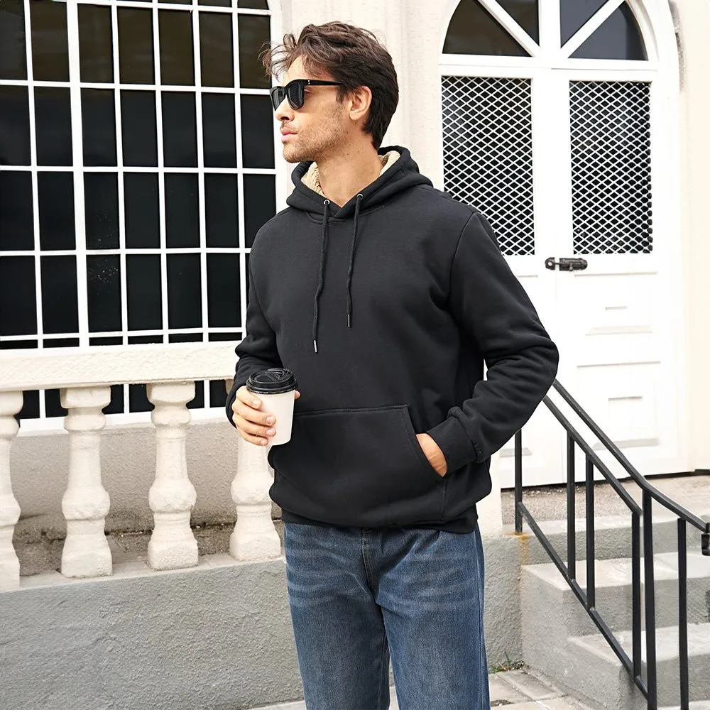 Men's Hoodie Sweater Fleece Pullover Hoodies Sweatshirt