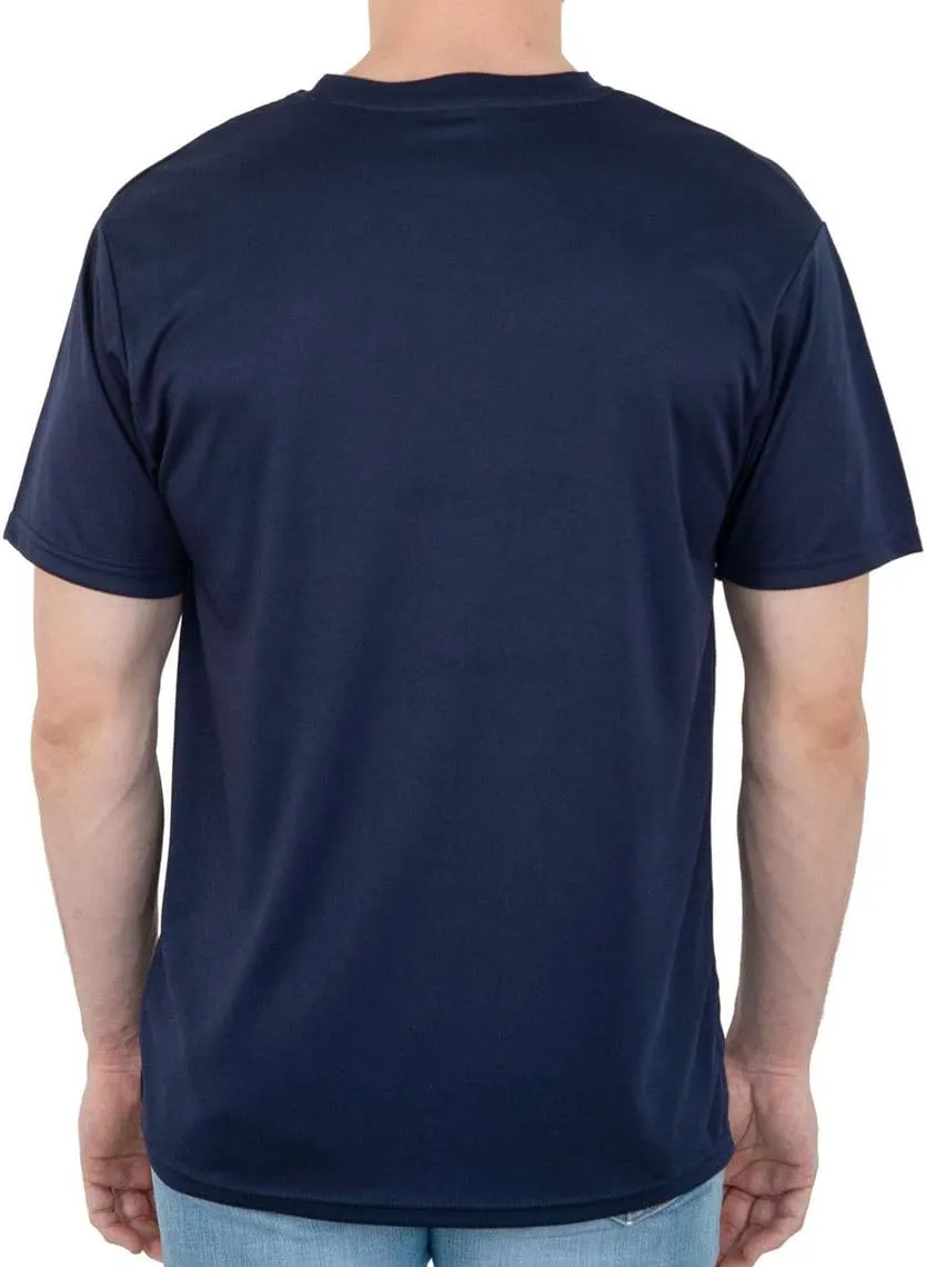 Men's Performance T-Shirts  Short Sleeve Dry Comfort Moisture Wicking Crewneck Solid Active Athletic Tops