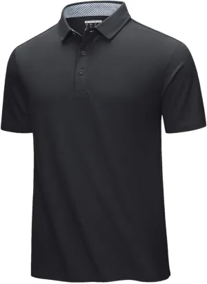 Men's Summer Cotton Polos Shirts Short Sleeve Pullover Quick Dry Tops Outdoor Running Sports Tee