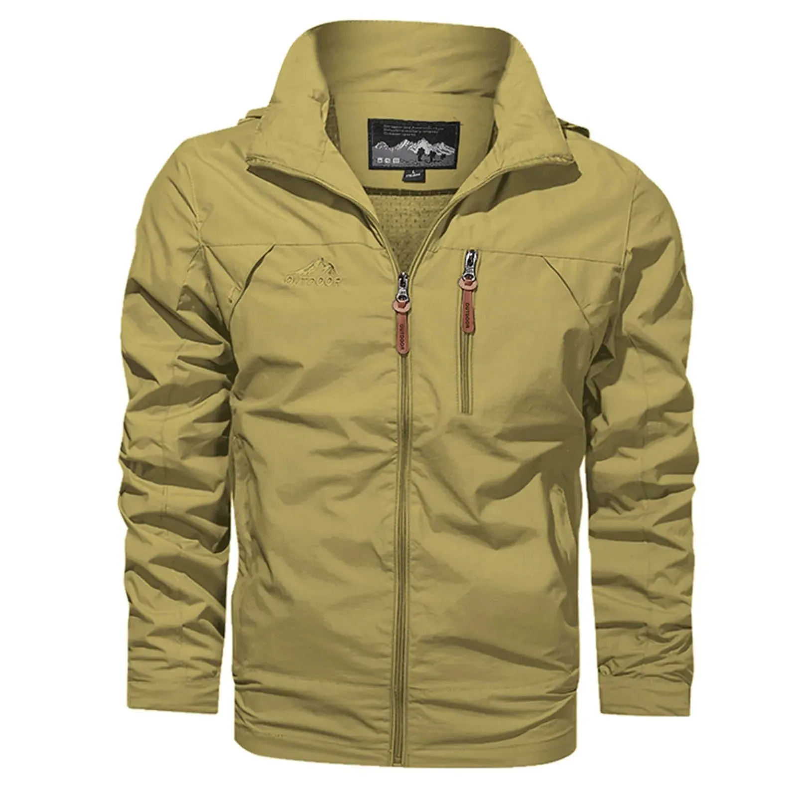 Men's Tactical Windbreaker Jacket Durable Coat