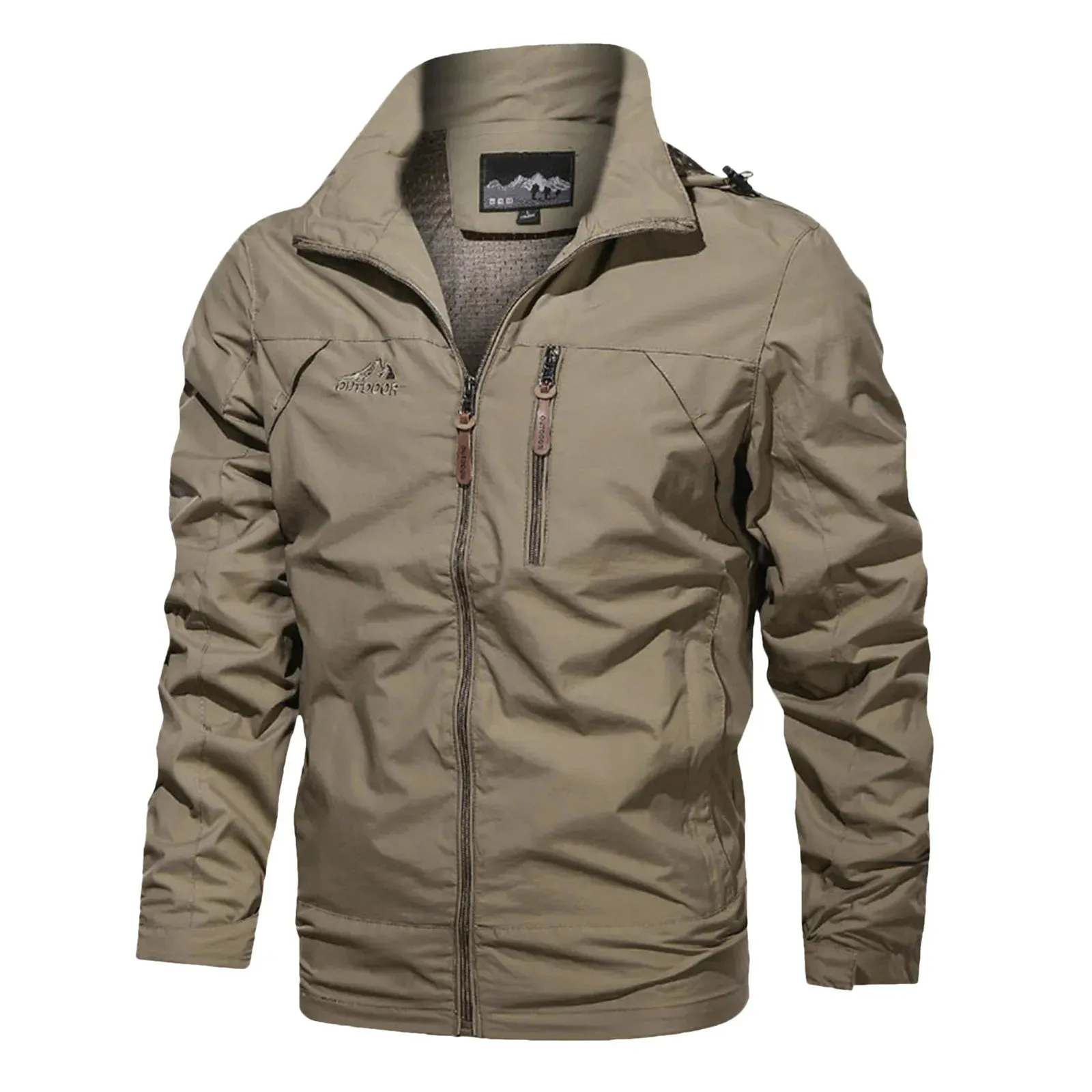 Men's Tactical Windbreaker Jacket Durable Coat