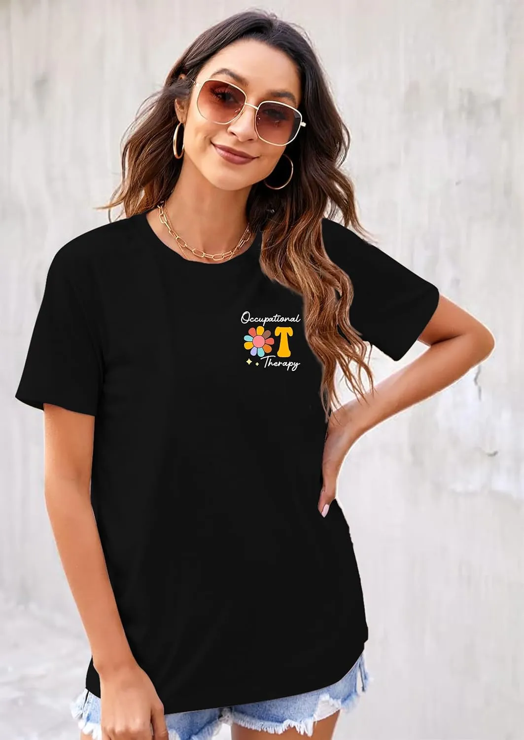 Occupational Therapy Shirts for Women: Funny OT Therapist Tshirt Occupational Therapist Gifts Tee top