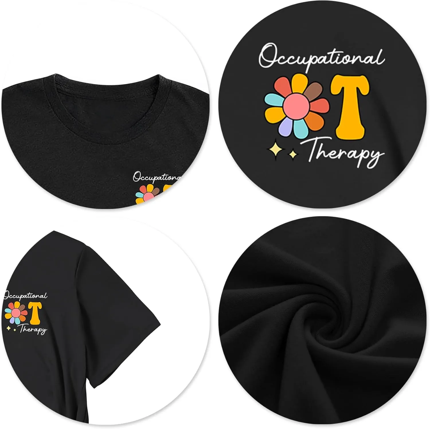 Occupational Therapy Shirts for Women: Funny OT Therapist Tshirt Occupational Therapist Gifts Tee top