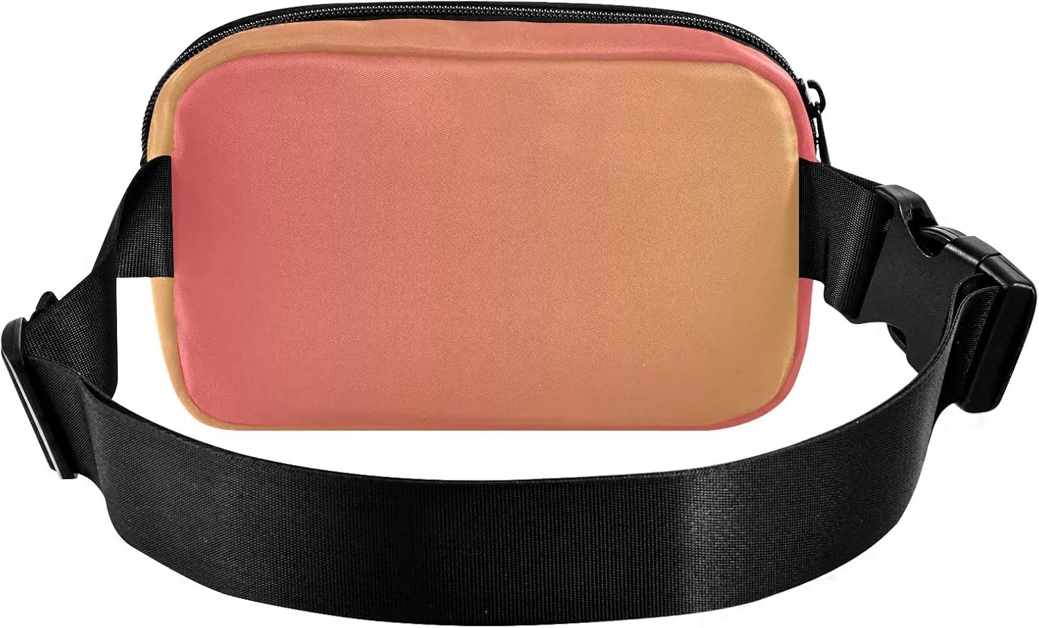 Orange Gradient Fanny Pack for Women Men Belt Bag Crossbody Waist Pouch Waterproof Everywhere Purse Fashion Sling Bag for Running Hiking Walking Travel