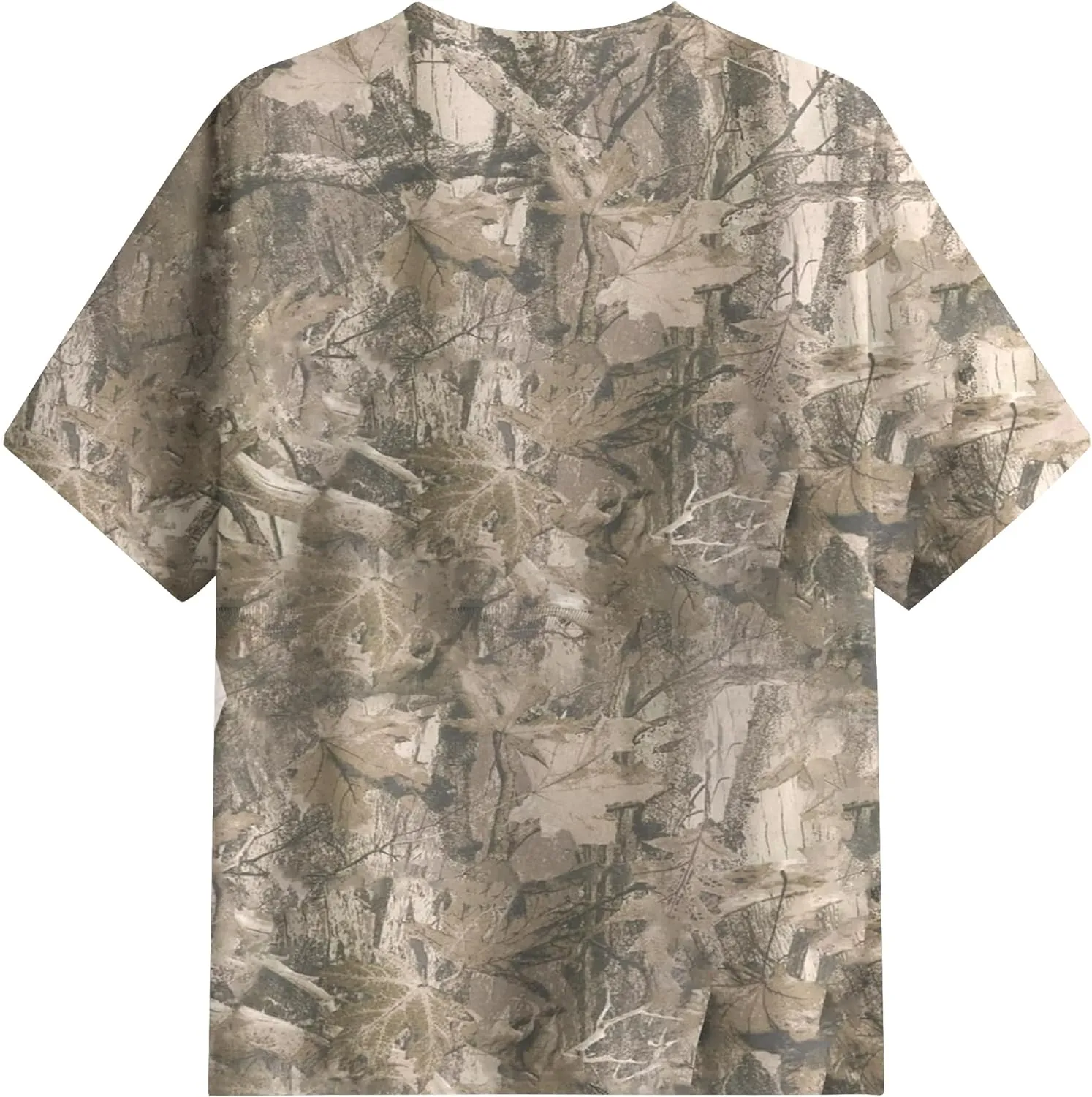 Oversized Camo Shirts for Women Men Maple Leaf Print Short Sleeve Crewneck T-Shirt Casual Loose Y2k Graphic Tee Tops