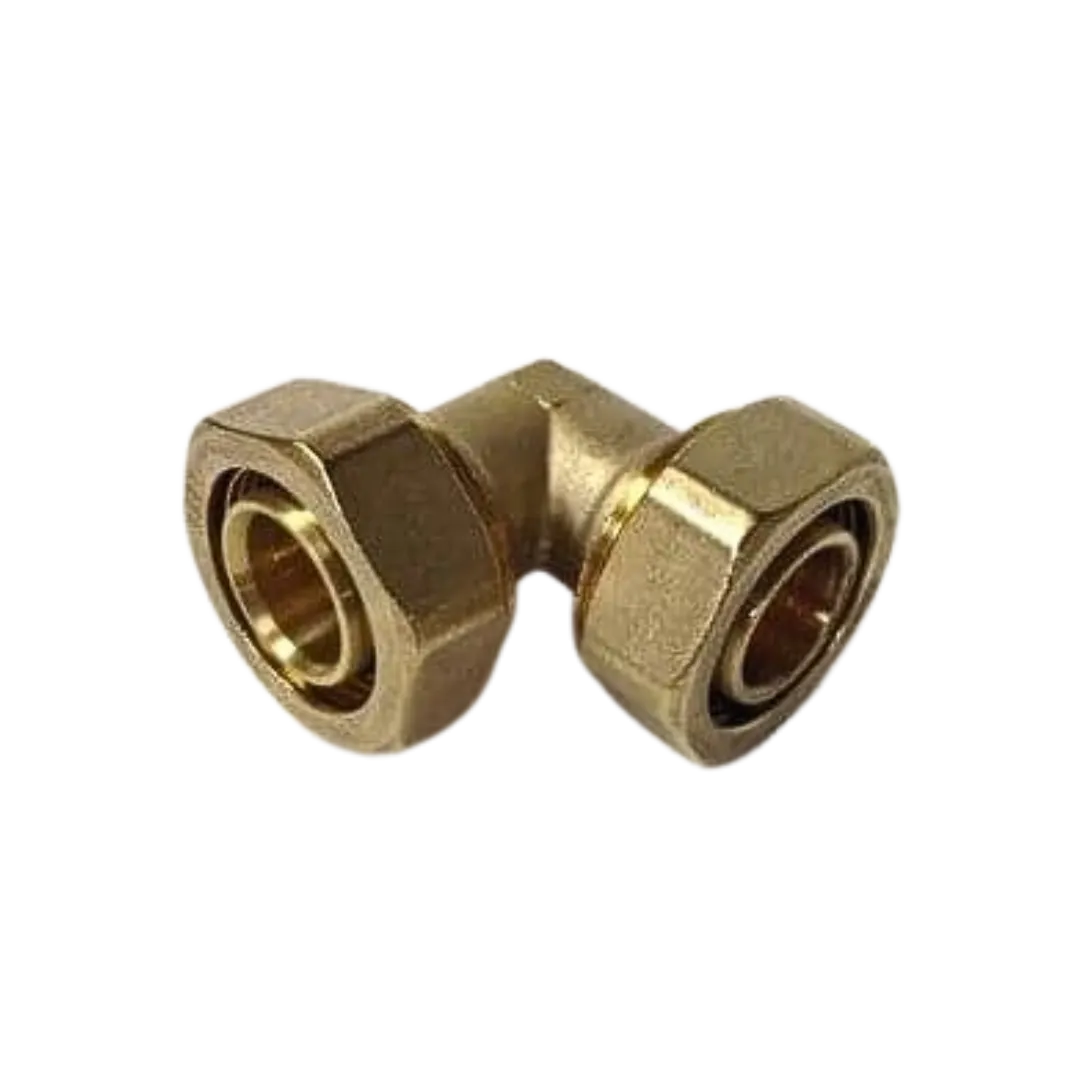 PAP 1” Comp Brass 90 Elbow