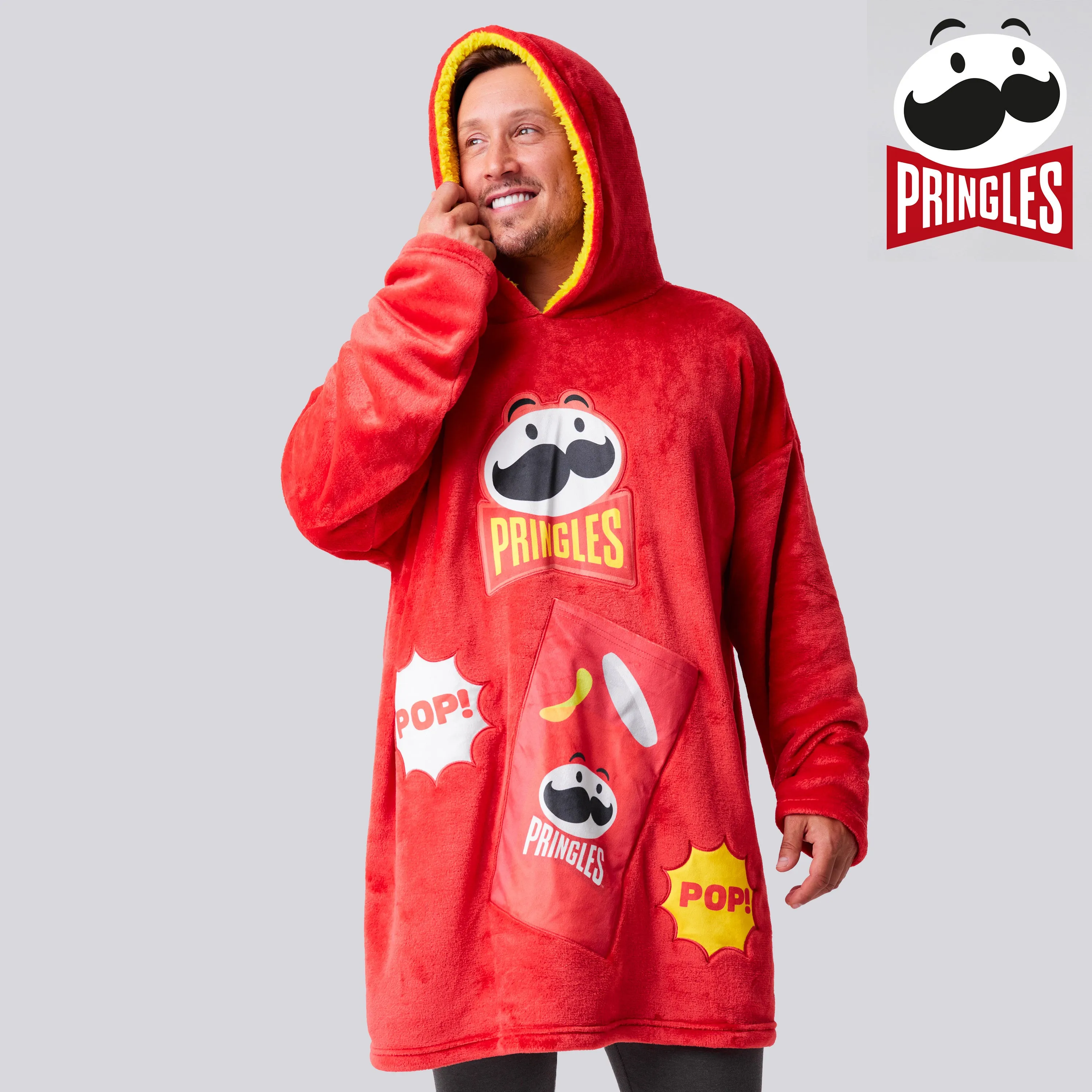 Pringles Hoodie Blanket for Adults and Teenagers