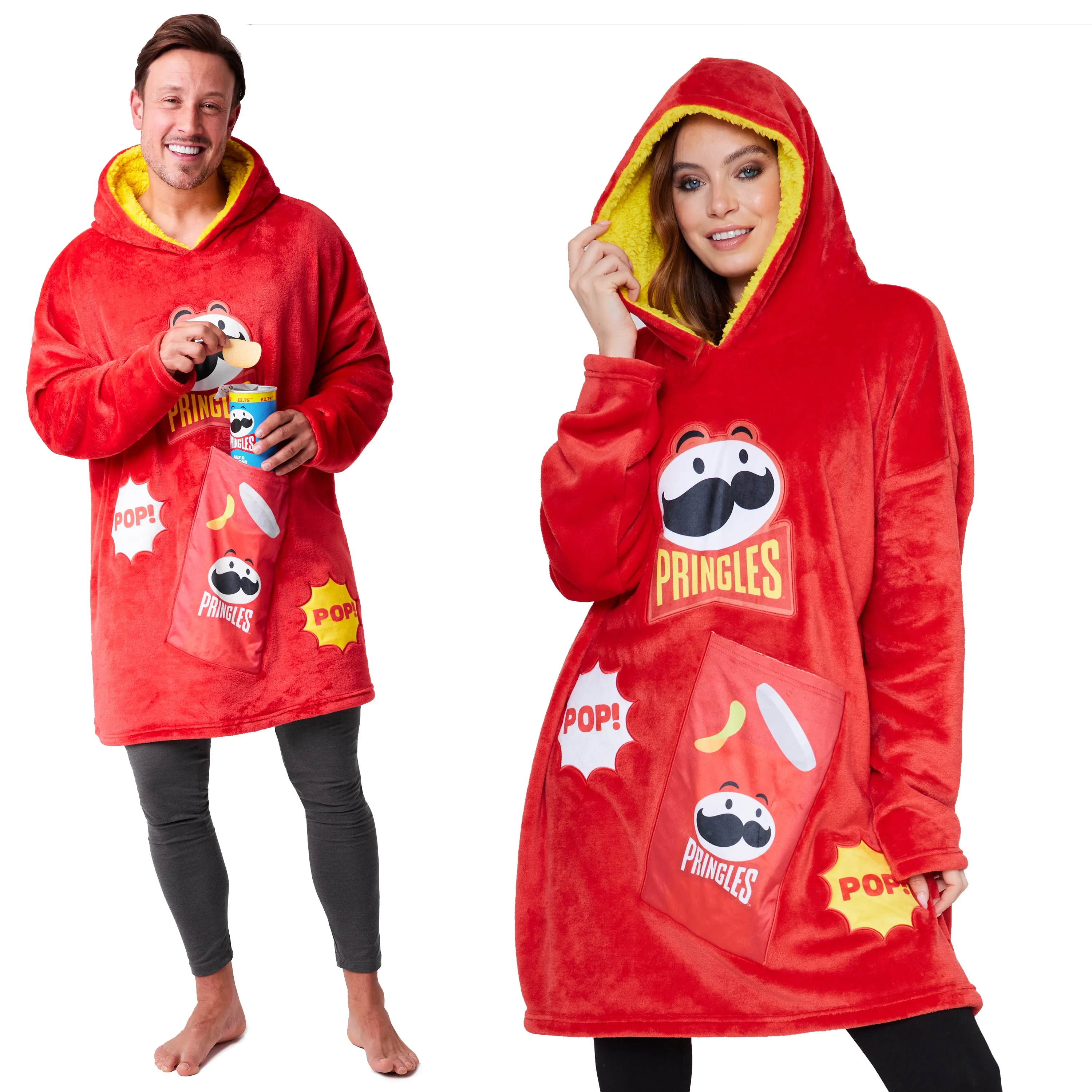 Pringles Hoodie Blanket for Adults and Teenagers