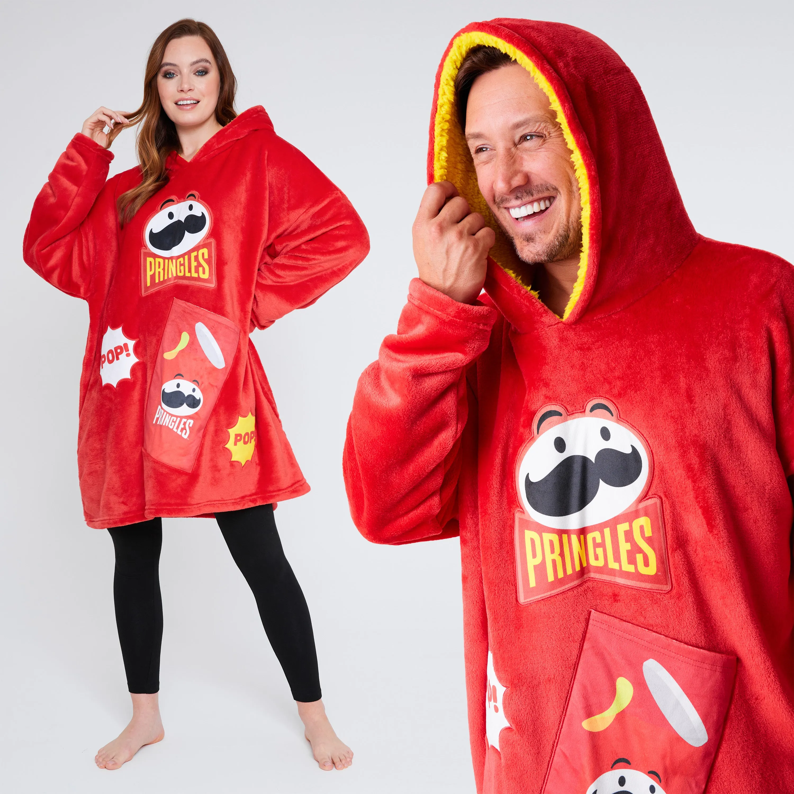Pringles Hoodie Blanket for Adults and Teenagers