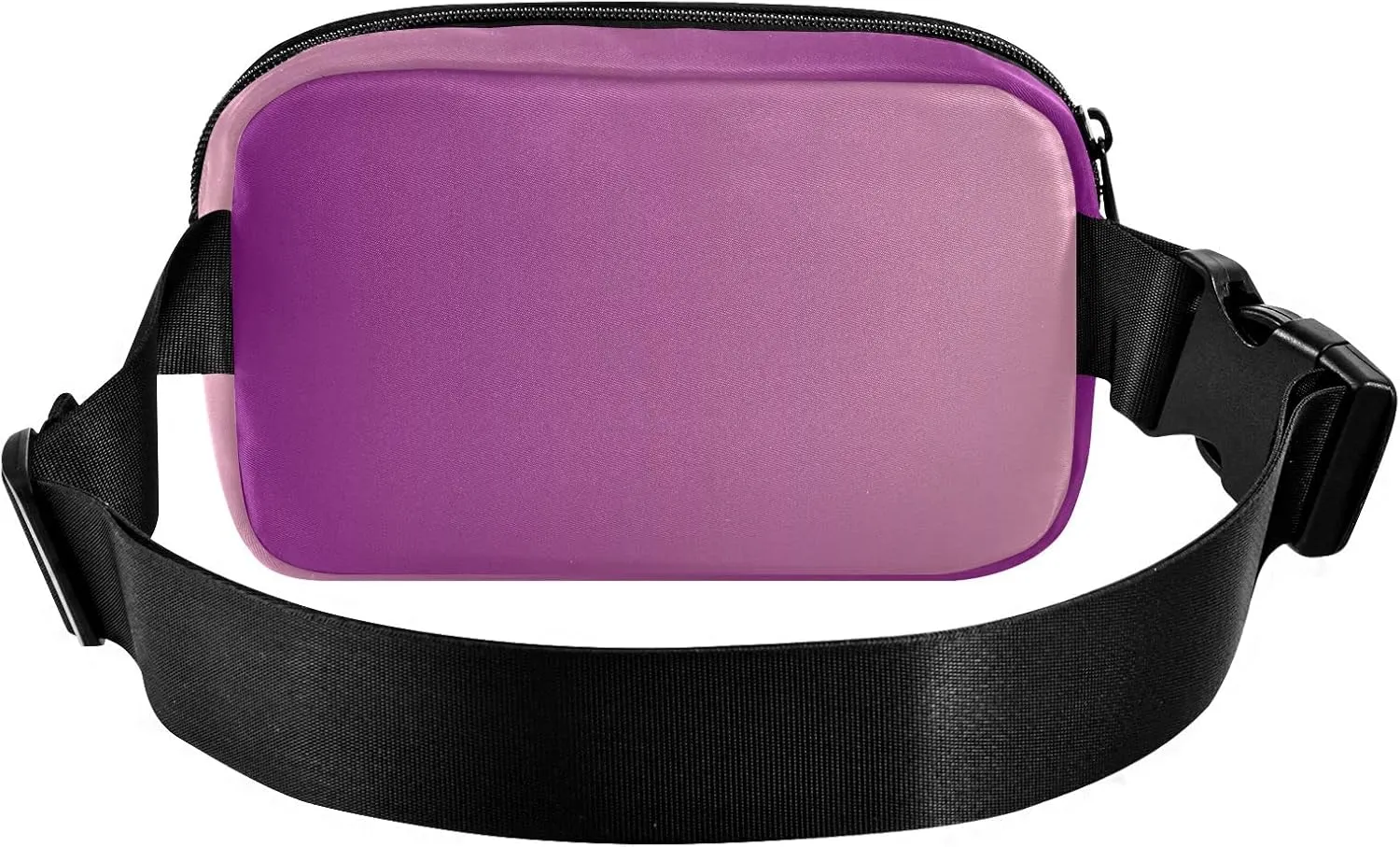 Purple Gradient Fanny Pack for Women Men Belt Bag Crossbody Waist Pouch Waterproof Everywhere Purse Fashion Sling Bag for Running Hiking Walking Travel