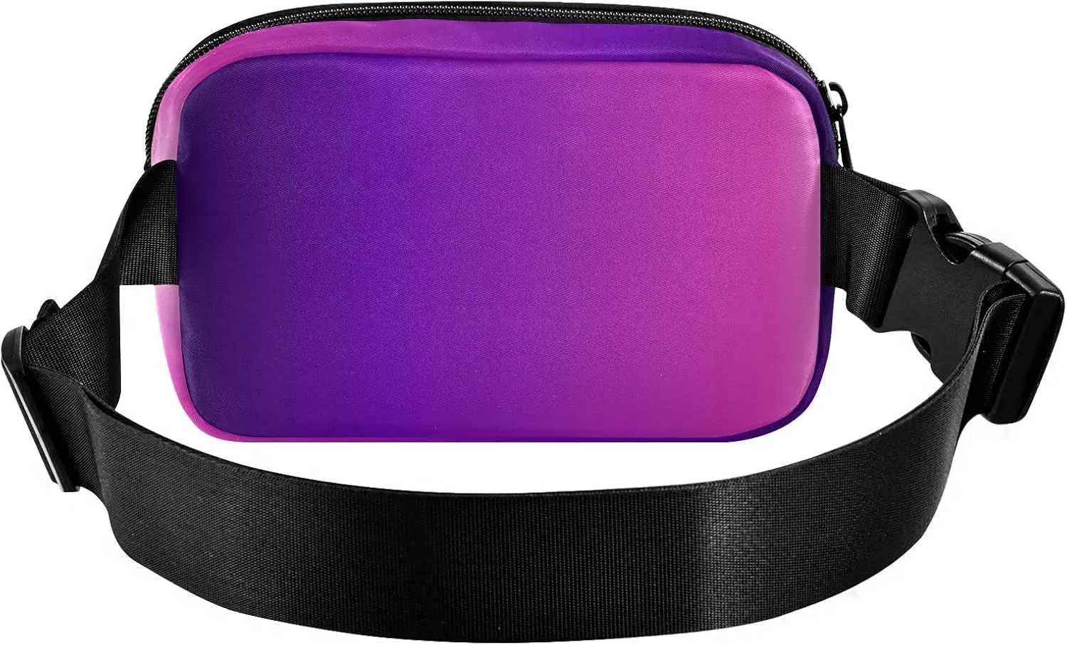 Purple Gradient Fanny Pack for Women Men Belt Bag Crossbody Waist Pouch Waterproof Everywhere Purse Fashion Sling Bag for Running Hiking Walking Travel