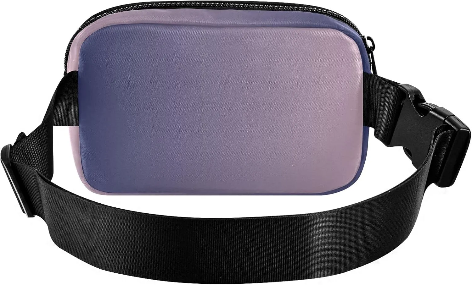 Purple Pink Gradient Fanny Pack for Women Men Belt Bag Crossbody Waist Pouch Waterproof Everywhere Purse Fashion Sling Bag for Running Hiking Workout Walking