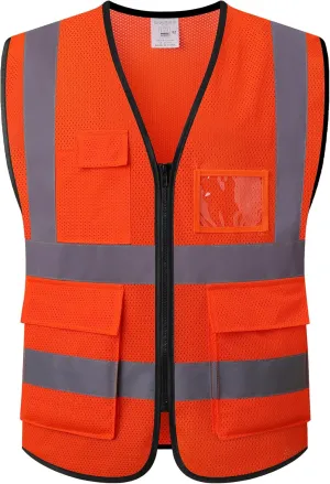 Reflective Safety Vest for Men Women Construction Vest Meet ANSI/ISEA Standard