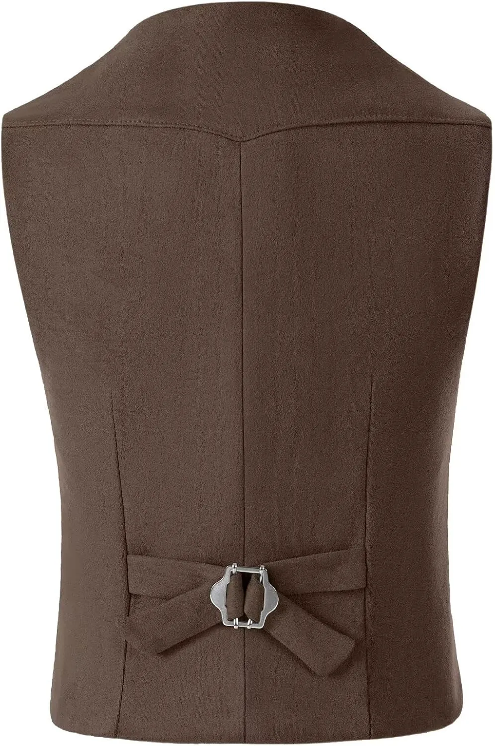Retro Boys Cowboy Vest Suede Leather Costume Style Western Vest Vintage Waistcoat