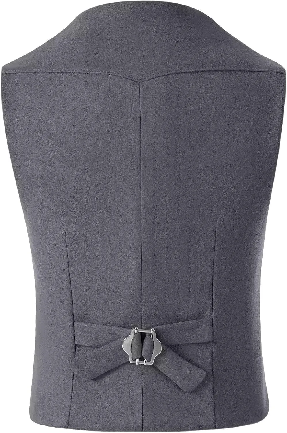Retro Boys Cowboy Vest Suede Leather Costume Style Western Vest Vintage Waistcoat