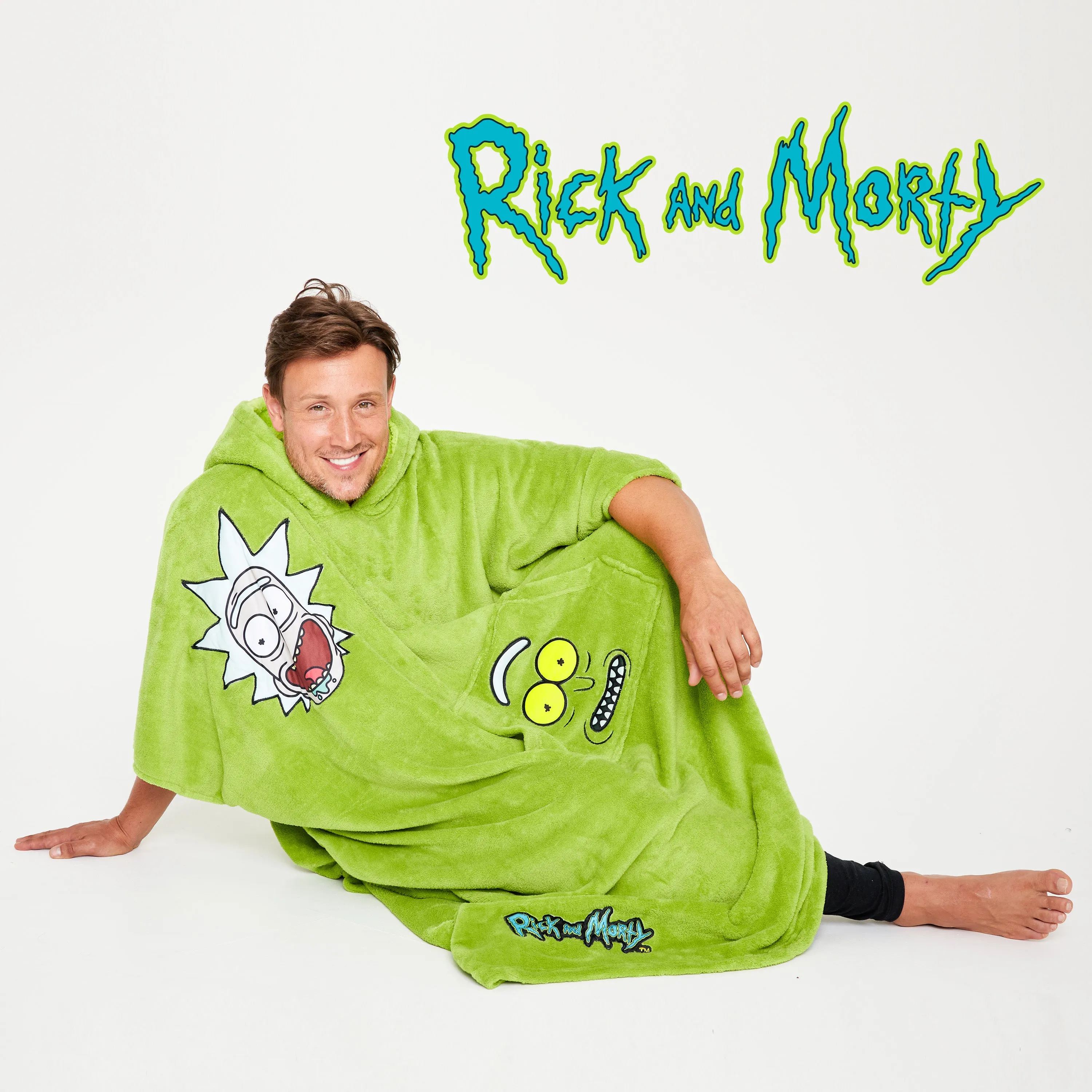 RICK AND MORTY Hoodie Blanket for Men