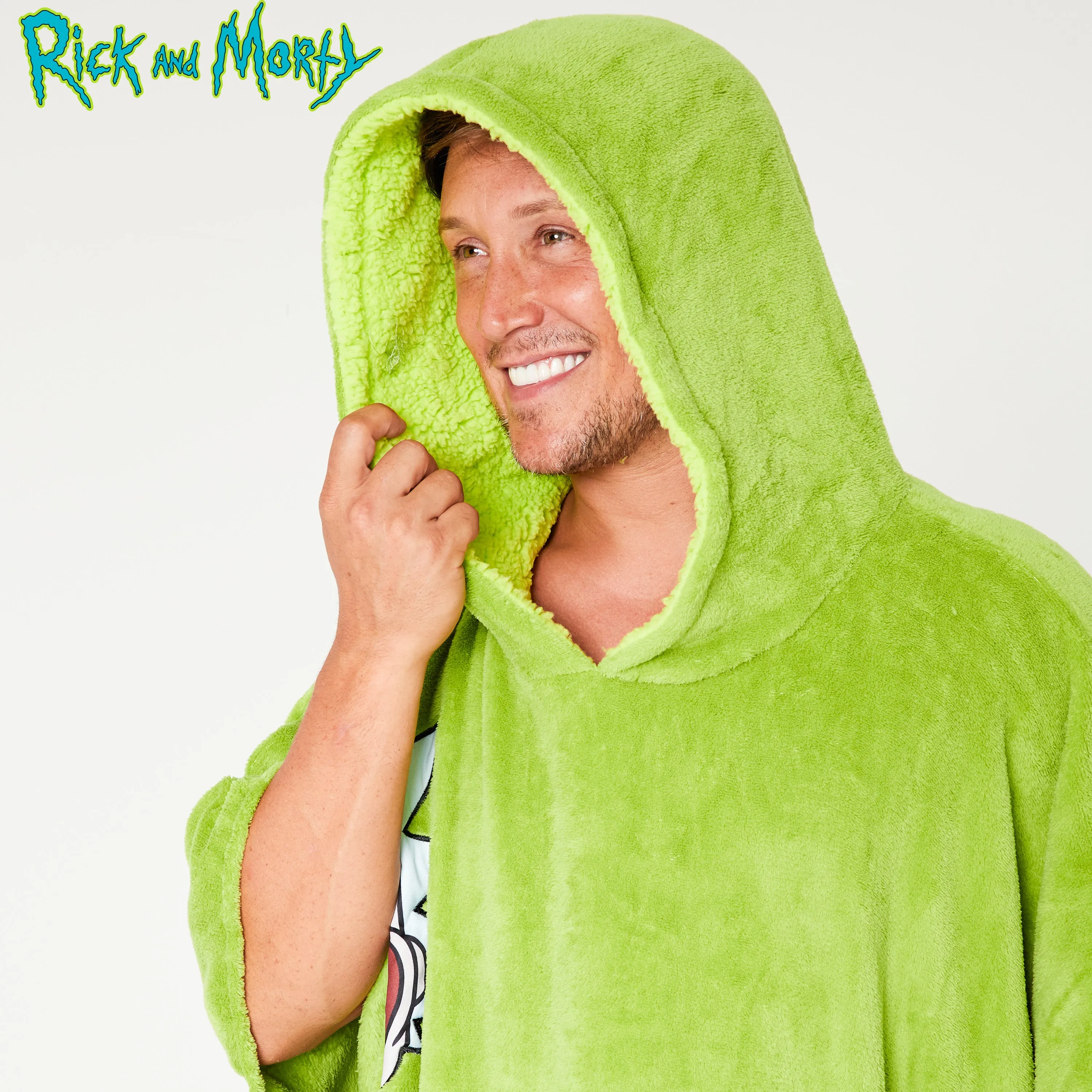 RICK AND MORTY Hoodie Blanket for Men