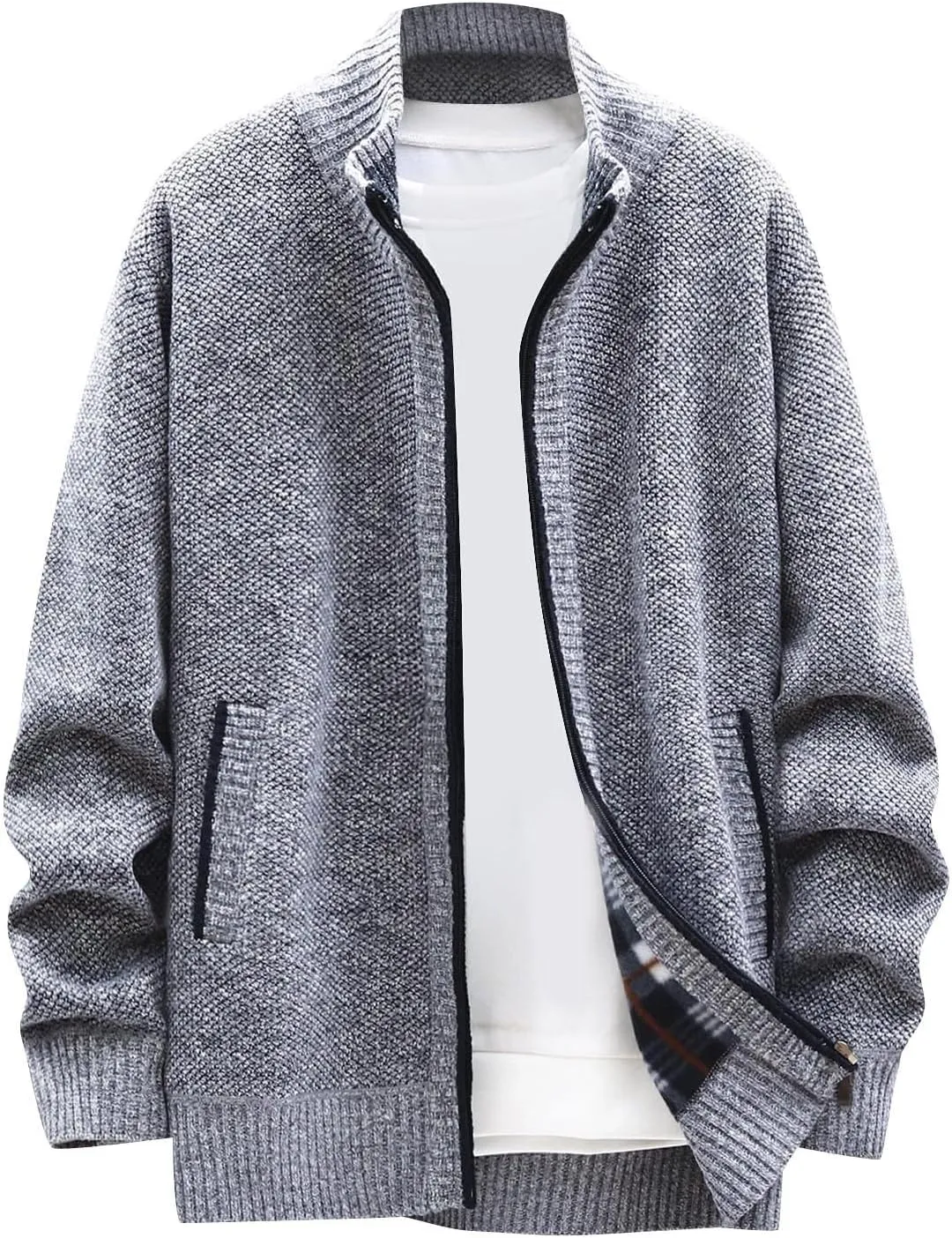 RTRDE Men's Casual Jackets Lightweight Casual Bomber Jacket Varsity Coat Slim Fit Jackets For Men, XL-4XL