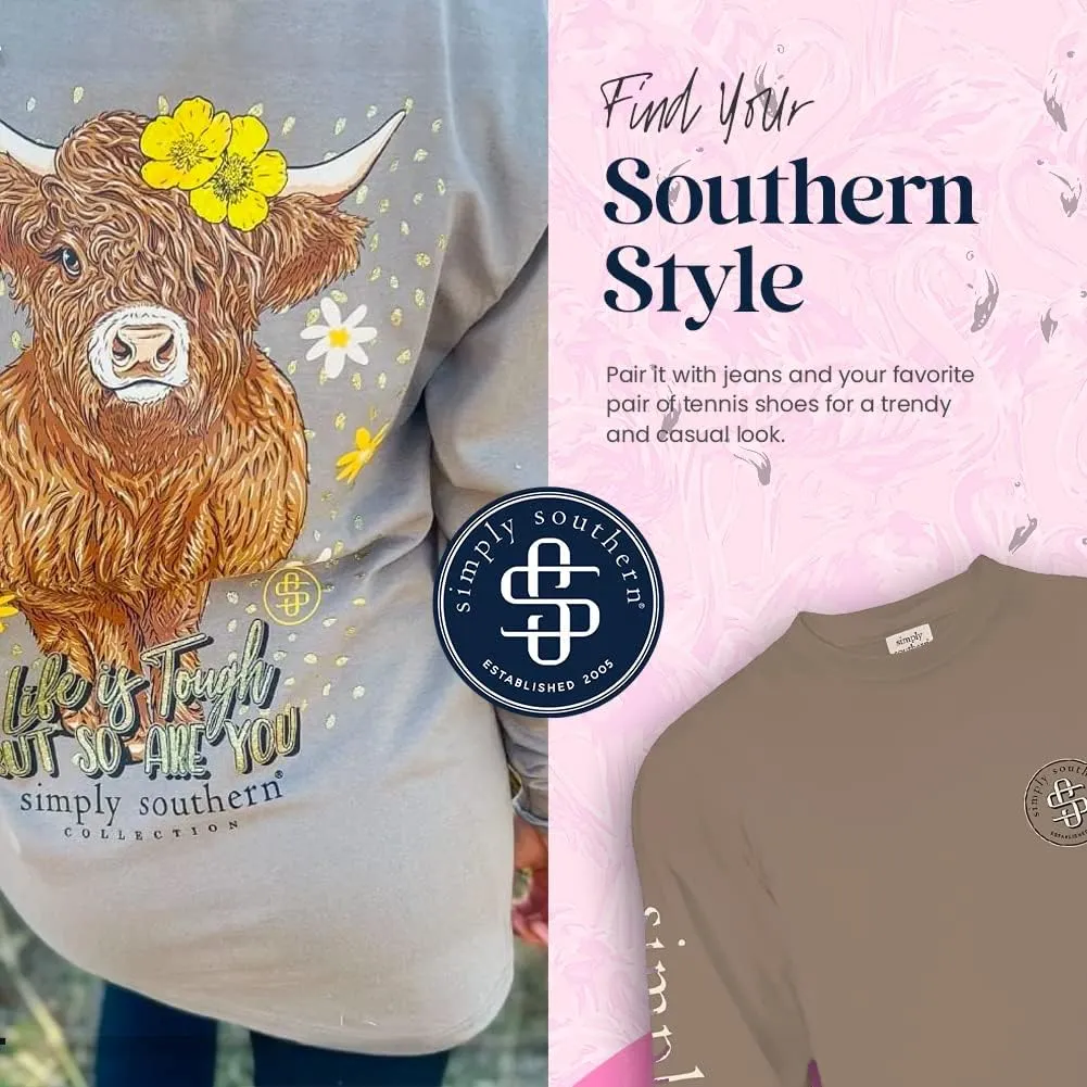 Simply Southern Women's Relaxed-Fit Short Sleeve T-Shirt
