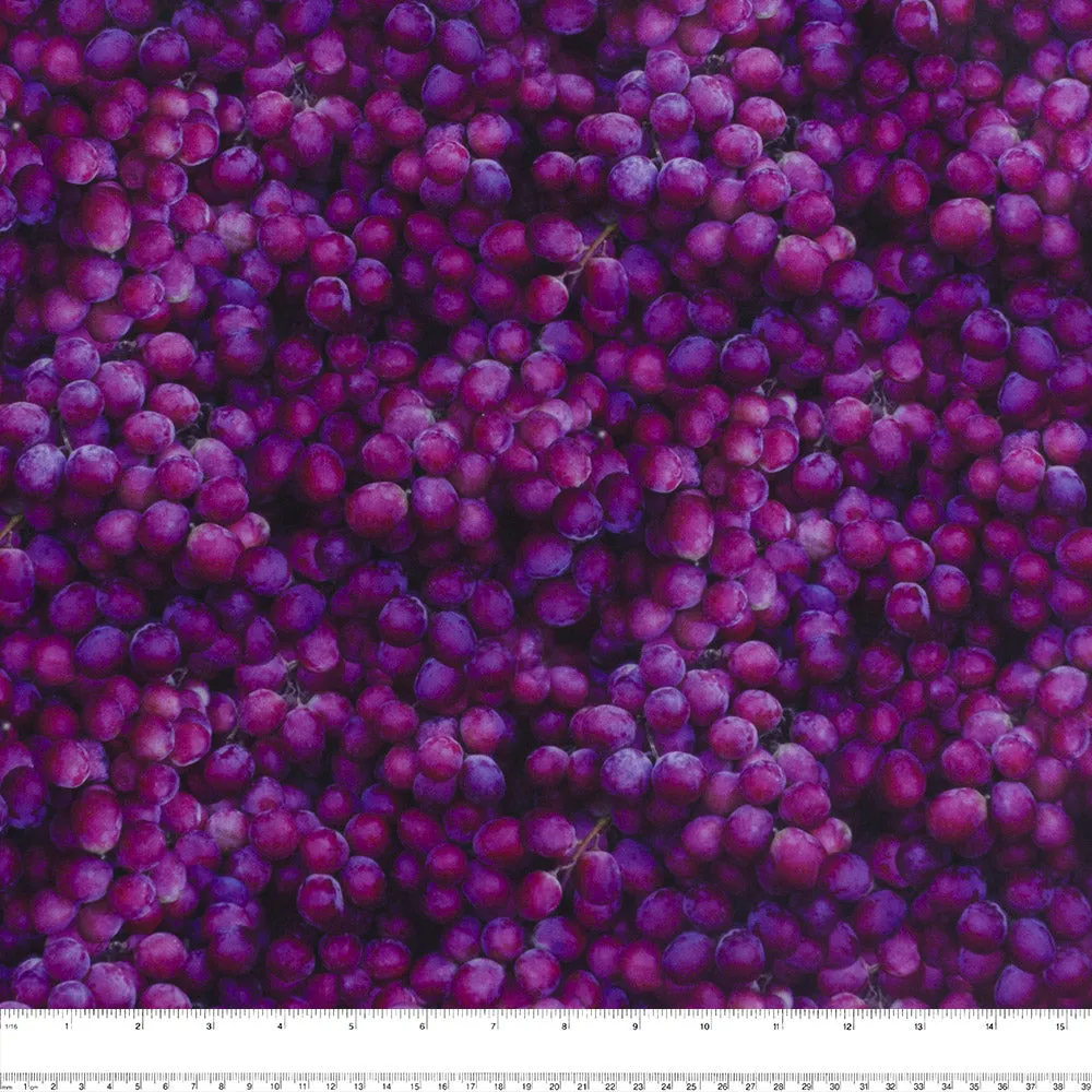 Stay dry digital printed PUL - Grape - Purple