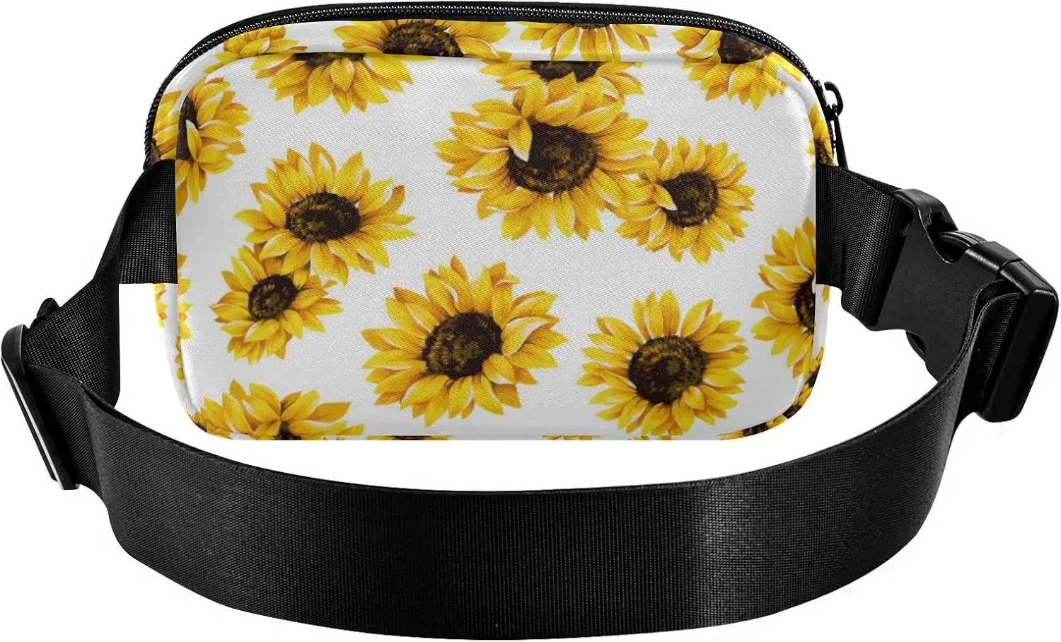 Sunflower Fanny Pack for Women Men Belt Bag Crossbody Waist Pouch Waterproof Everywhere Purse Fashion Sling Bag for Running Hiking Workout Walking Travel 02#Color17