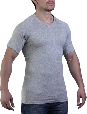 Sweat Proof Undershirt for Men- Quick Drying- Anti Odor- Anti Stains- V Neck