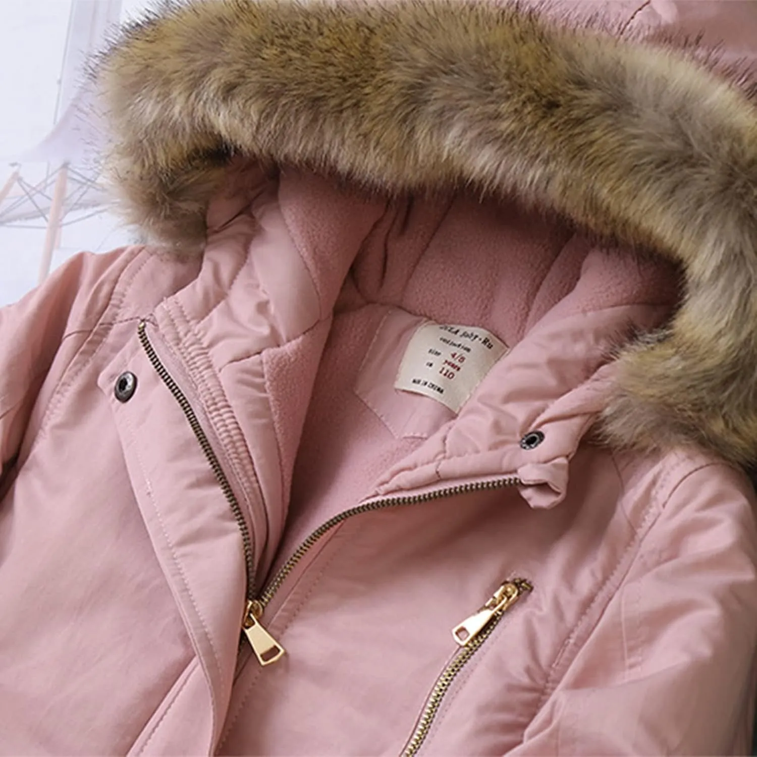 Thermal Coats for Girls Size 6 Kids Toddler Baby Girls Boys Autumn Winter Warm Thick Padded Cotton Long Sleeve Hooded