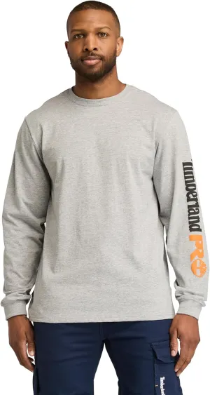 Timberland PRO mens Core Logo Long-sleeve Tshirt