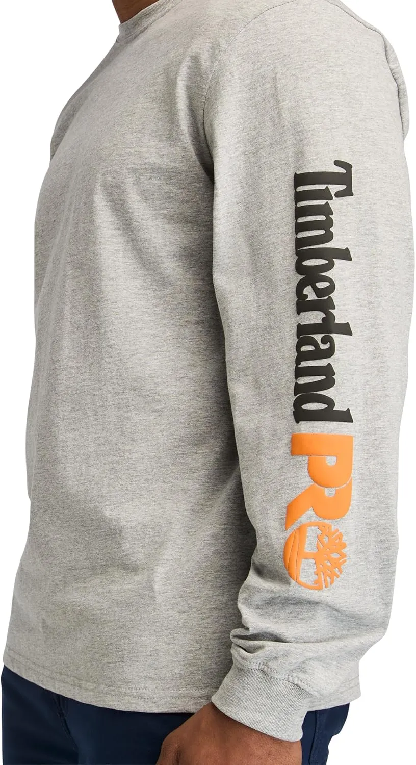 Timberland PRO mens Core Logo Long-sleeve Tshirt