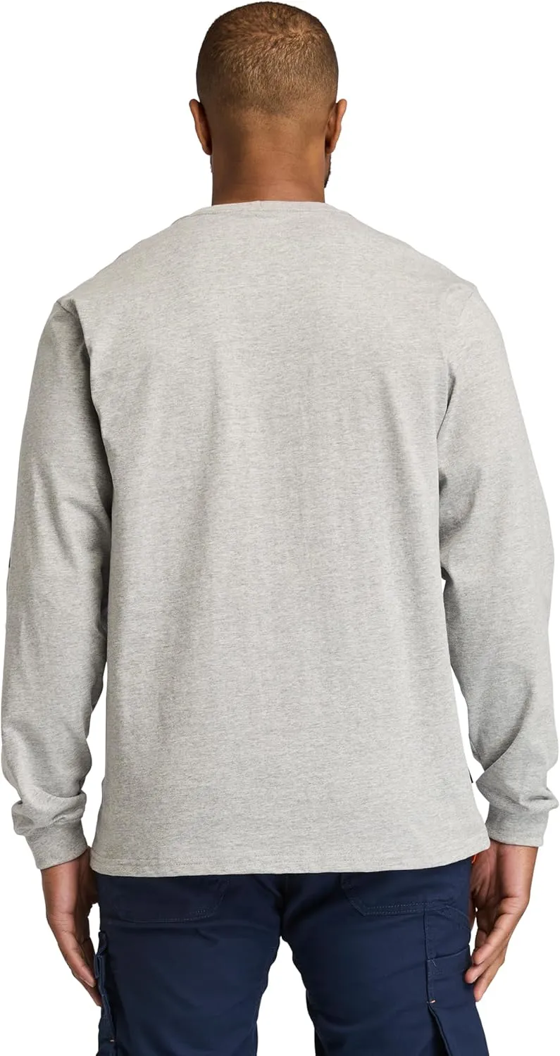 Timberland PRO mens Core Logo Long-sleeve Tshirt