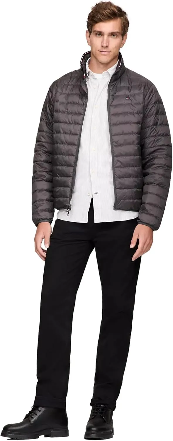 TOMMY HILFIGER Men's Real Down Insulated Packable Puffer Jacket