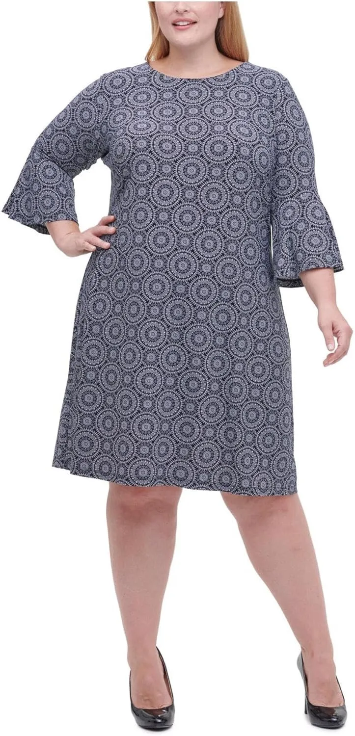 Tommy Hilfiger Women's Bell Sleeve Dress
