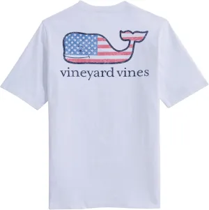 vineyard vines Boys' Flag Whale Short-Sleeve Pocket T-Shirt
