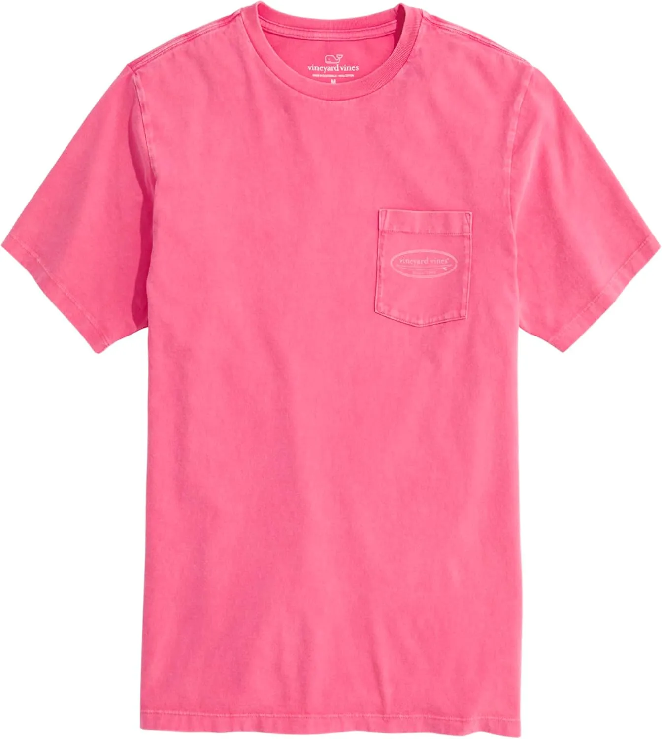 vineyard vines Men's Drift Dye Outlined Surf Logo Short-Sleeve Pocket Tee