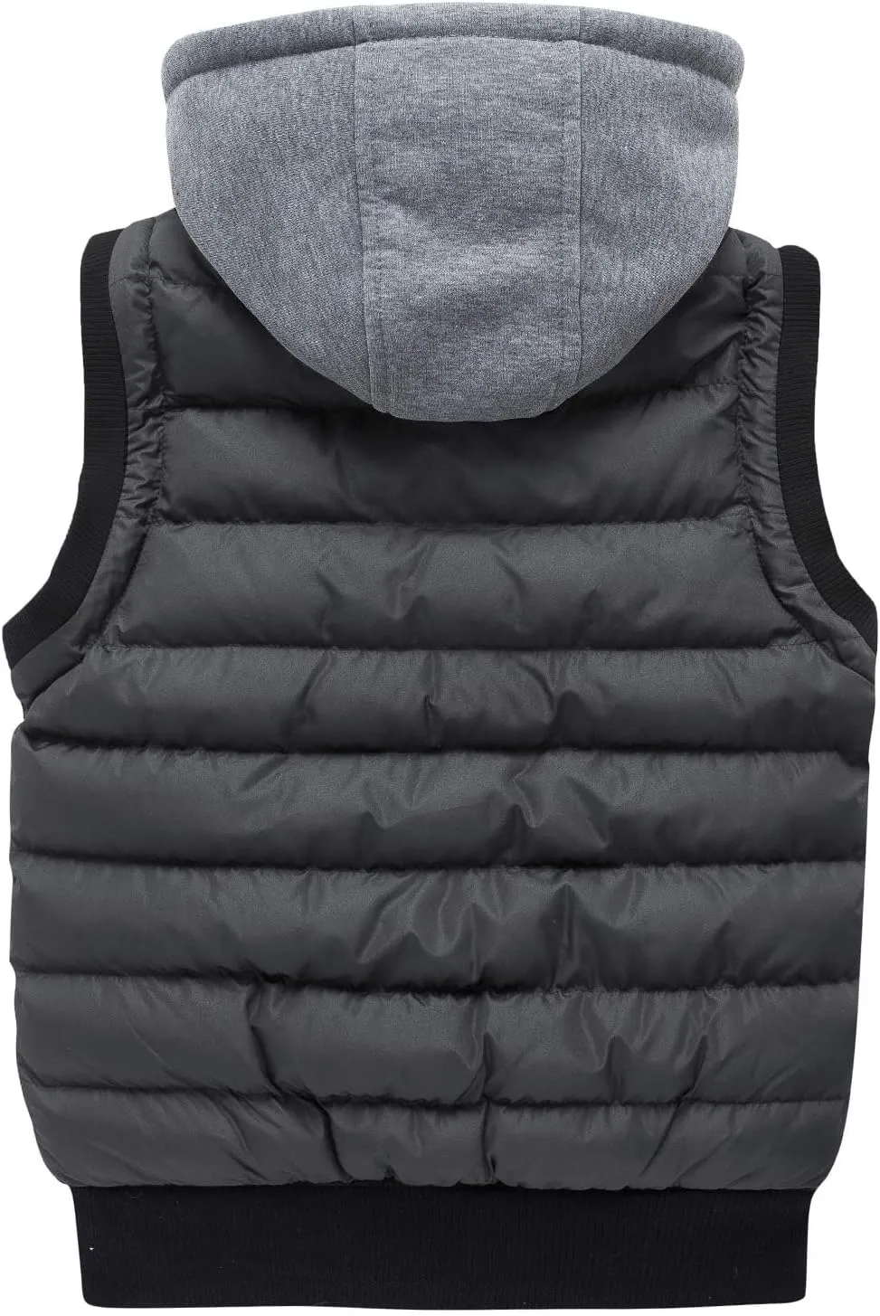 wantdo Boy's Puffer Vest Waterproof Winter Coat Fleece Vest Sleeveless Jacket