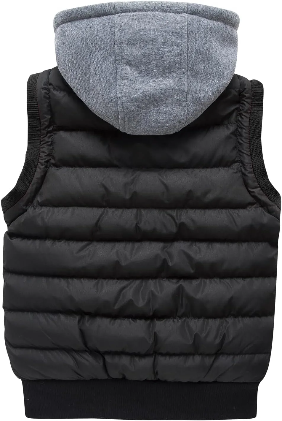 wantdo Boy's Puffer Vest Waterproof Winter Coat Fleece Vest Sleeveless Jacket
