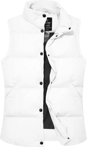 wantdo Women's Puffer Vests Thicken Winter Vest Outerwear Warm Puffy Vest