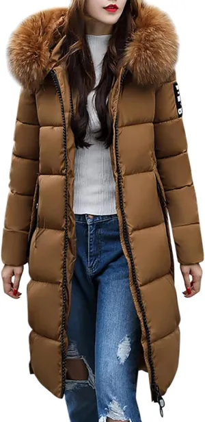 Winter Jackets for Women Long Puffer Down Jacket Thick Warm Coat Outerwear 2023 Hooded Fur Collar Coat Fashion Clothes