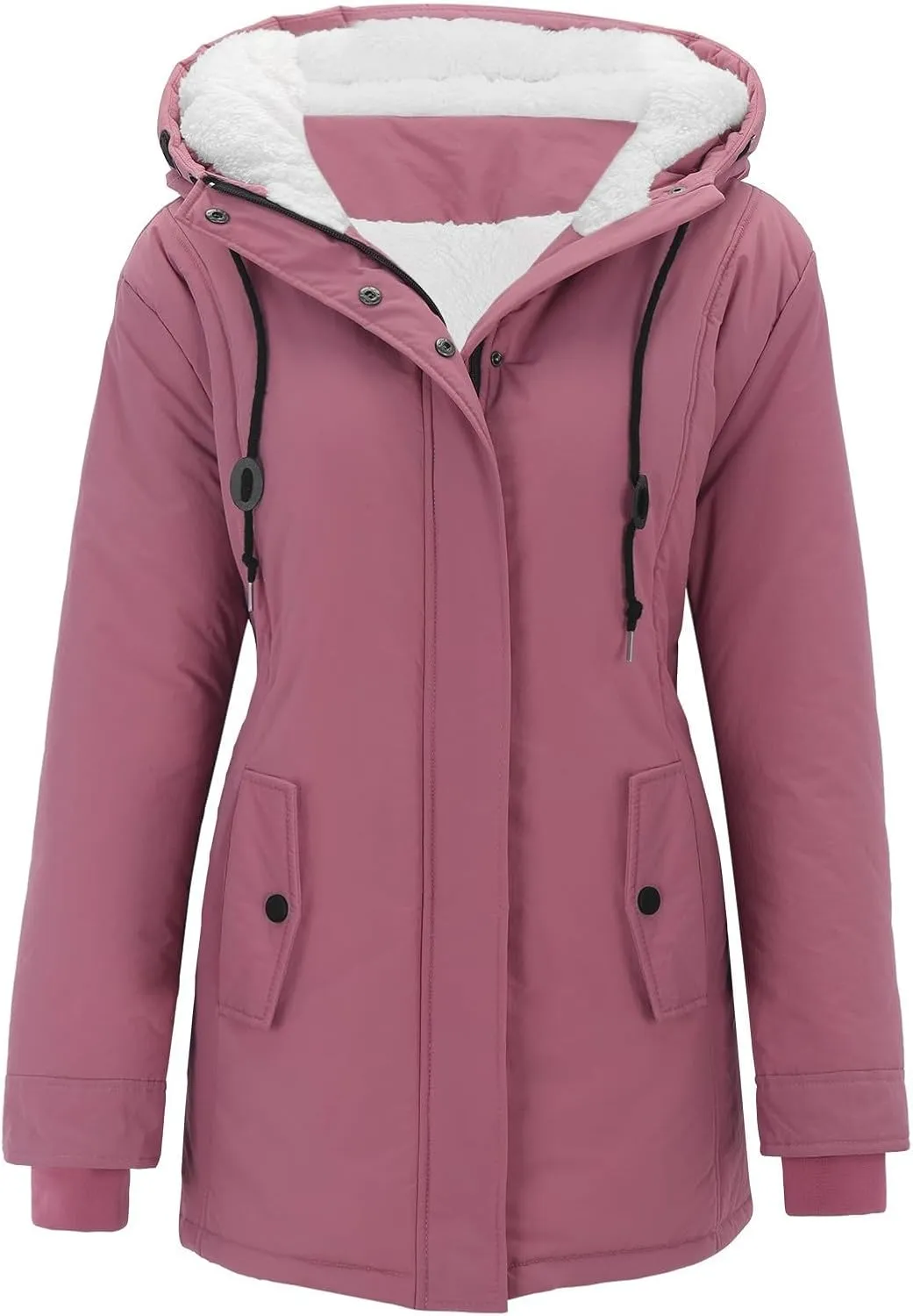 Women Plus Size Winter Overcoat Women's Jacket Thick Outwear Lined Hooded Coat Warm Trench Womens plus down