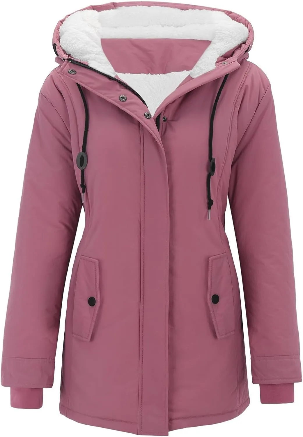 Women Plus Size Winter Overcoat Women's Jacket Thick Outwear Lined Hooded Coat Warm Trench Womens plus down