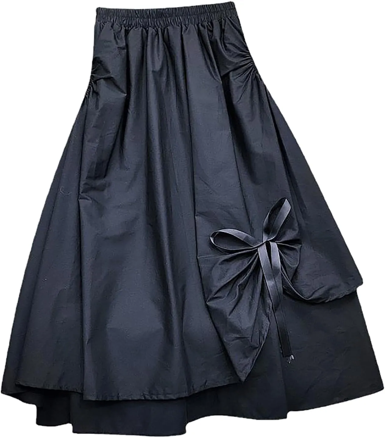 Womens Irregular A Line Midi Skirt with Big Swing Summer Casual Skirt Pencil Skirts for Women