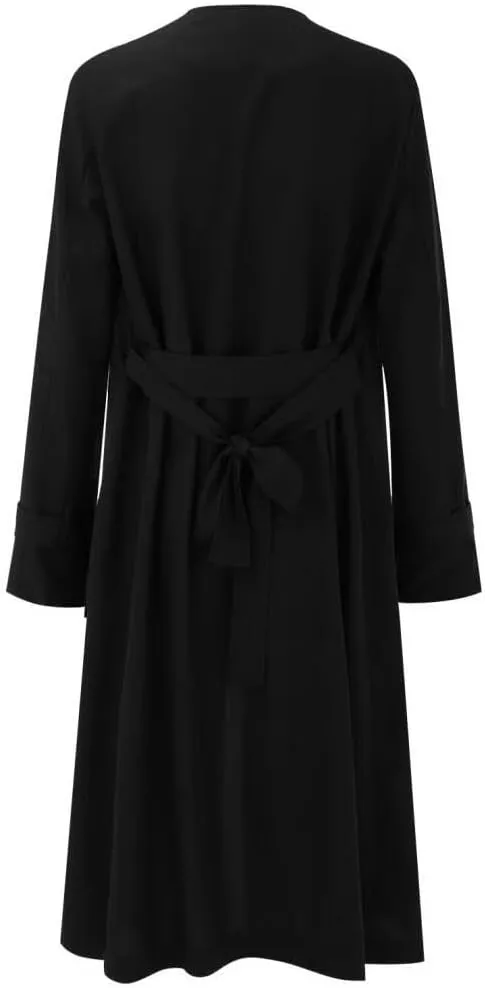 Women's Long Sleeve Open Front Casual Jackets Trendy Lapel Collar Lightweight Blazer