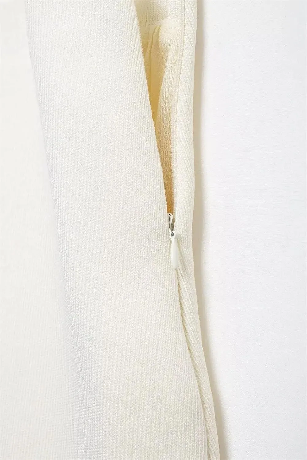 Women's Pleated Knit Skirt Elastic High Waist Midi A Line Skirt Basic Office Elegant Casual Skirt