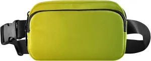 Yellow Gradient Fanny Pack for Women Men Belt Bag Crossbody Waist Pouch Waterproof Everywhere Purse Fashion Sling Bag for Running Hiking Workout Travel