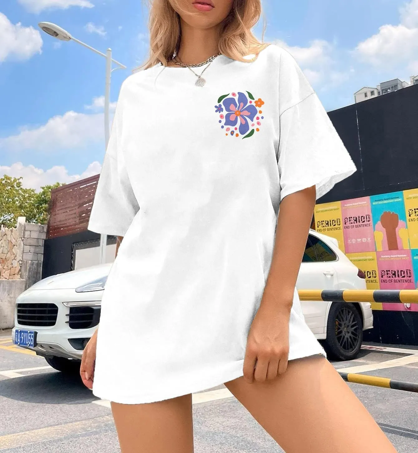 You are Enough Shirt Women Oversized Dear Person Behind Me T-Shirt Mental Health Inspirational Short Sleeve Tee Tops